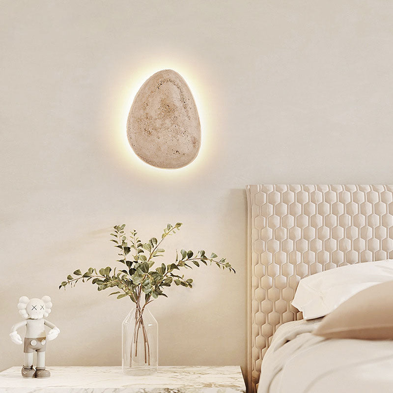 Nordic Creative Wall Lamp Pebble Living Room Bedroom Bedside Lamp