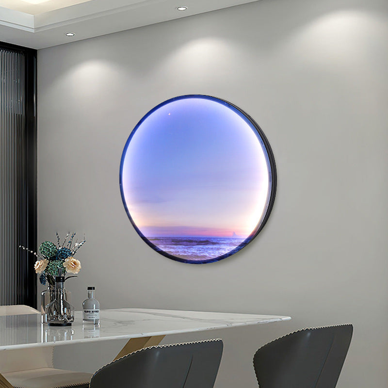 Internet Celebrity Moon Background Wall Lamp