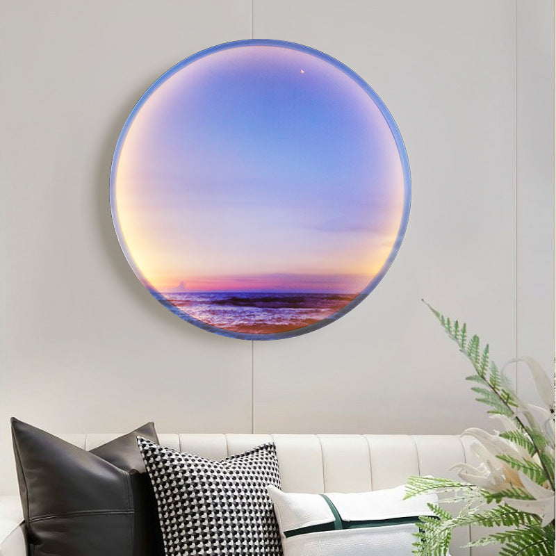 Internet Celebrity Moon Background Wall Lamp