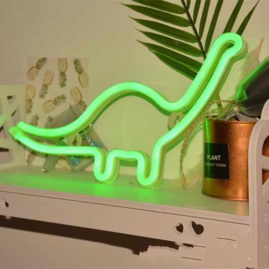 LED Neon Wall Hanging Dinosaur Decoration Night Light