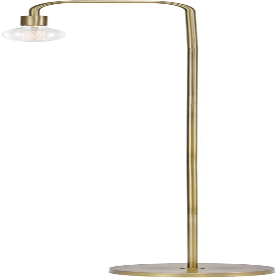 67068 Holden 70" Floor Lamp, Matte Brass, In-Line On/Off Foot Switch