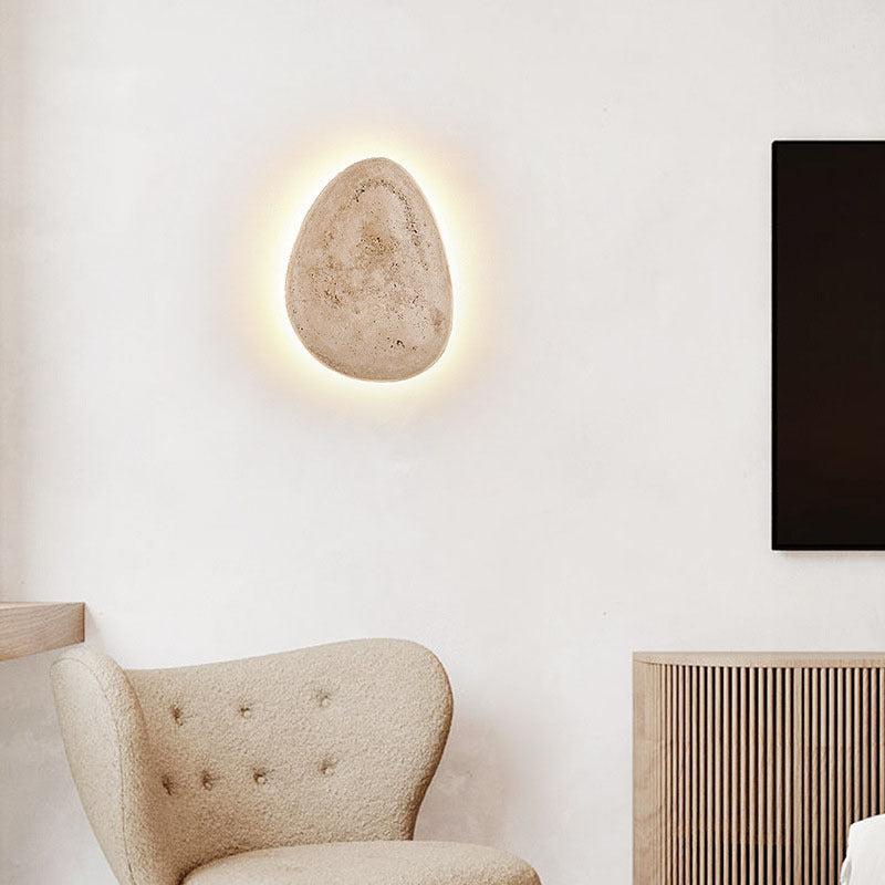 Nordic Creative Wall Lamp Pebble Living Room Bedroom Bedside Lamp