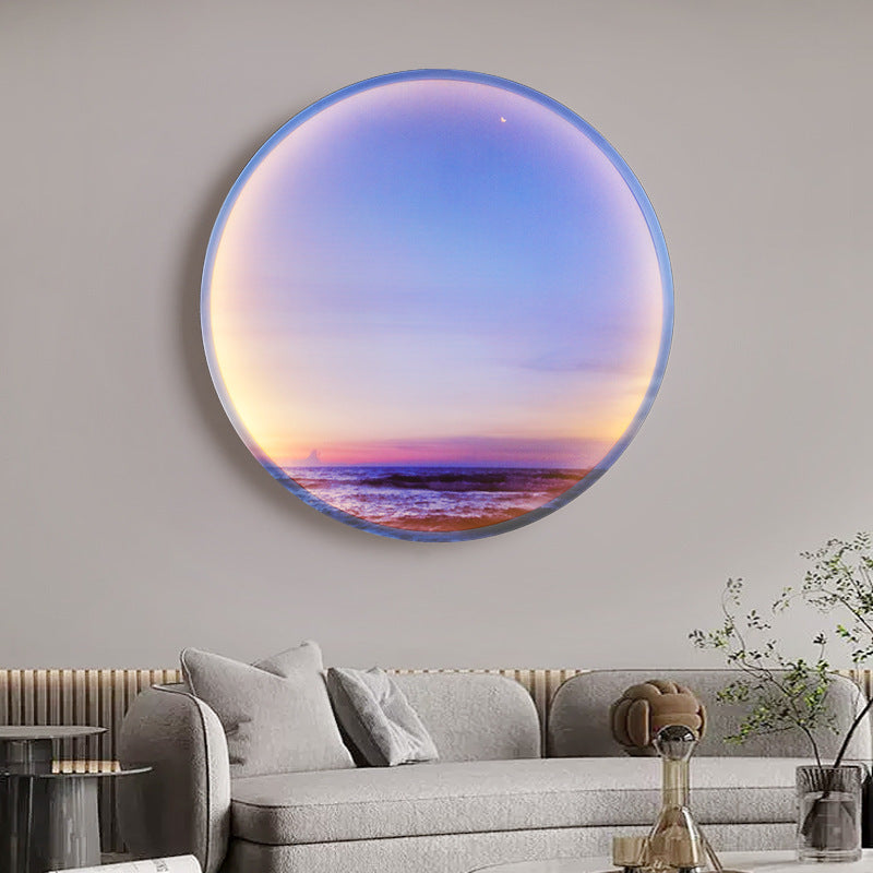 Internet Celebrity Moon Background Wall Lamp