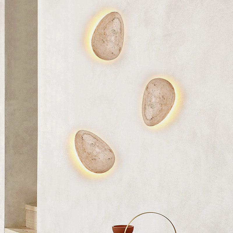 Nordic Creative Wall Lamp Pebble Living Room Bedroom Bedside Lamp